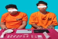Tersangka dan barang bukti diamankan, Senin 30 Maret 2026 (Foto Dok Ho/RadarBangsa.co.id).