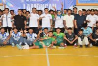 Wakil Bupati Lamongan membuka Liga Futsal 2026 di Lamongan Sport Center, Sabtu (4/4/2026). (Foto Dok Ho/RadarBangsa.co.id)