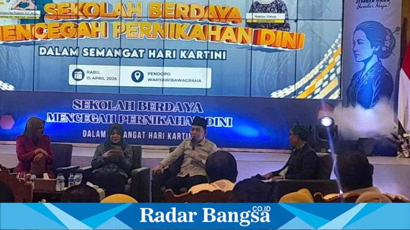 Bupati Jember Gus Fawait saat diskusi Sekolah Berdaya di Pendopo Wahyawibawagraha, Rabu (15/4/2026). (Foto Dok Ho/RadarBangsa.co.id)