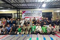 Silaturahmi Polsek Tikung bersama tokoh masyarakat dan pemuda dalam penguatan Sabuk Kamtibmas, Rabu (22/4/2026). (Foto Dok Ho/RadarBangsa.co.id) 