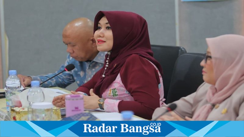 Senator Jatim Lia Istifhama saat rapat dengan Menteri Kebudayaan Fadli Zon di Jakarta, Senin (6/4/2026). (Foto Dok Ho/RadarBangsa.co.id)