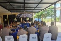 Pertemuan rutin Kapolsek jajaran Polres Lamongan di Mapolsek Tikung, Selasa (14/4/2026). (Foto Dok Ho/RadarBangsa.co.id)