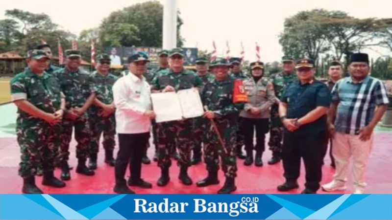 Pembukaan TMMD ke-128 di Desa Galis Dajah, Bangkalan, Rabu (22/4/2026). (Foto Dok Ho/RadarBangsa.co.id)