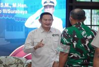 Bupati Lamongan menerima kunjungan Kaskogartap III/Surabaya di Pendopo Lokatantra, Senin (27/4). (Foto Dok Ho/RadarBangsa.co.id)