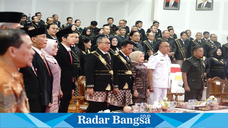 Wakil Bupati Malang Lathifah Shohib menghadiri Rapat Paripurna HUT ke-112 Kota Malang, Rabu 1 April 2026. (Foto Dok Ho/RadarBangsa.co.id)