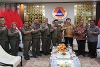 Bupati Sidoarjo Subandi saat audiensi dengan BNPB di Jakarta, Senin (4/5/2026). (Foto Dok Ho/RadarBangsa.co.id)
