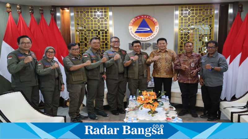 Bupati Sidoarjo Subandi saat audiensi dengan BNPB di Jakarta, Senin (4/5/2026). (Foto Dok Ho/RadarBangsa.co.id)
