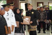 Bupati Lamongan melantik 34 pejabat di Pendopo Lokatantra. Selasa, 5 Mei 2026 (Foto Dok Ho/RadarBangsa.co.id).