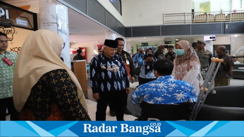 Bupati Malang Sanusi saat meninjau pelayanan dan fasilitas RSUD Kanjuruhan Kepanjen, Kamis, 7 Mei 2026. (Foto Dok Ho/RadarBangsa.co.id)