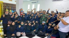 Danramil dan Babinsa saat memberikan penyuluhan kepada relawan SPPG Bluru Kidul 04, Senin (4/5/2026). (Foto Dok Ho/RadarBangsa.co.id)