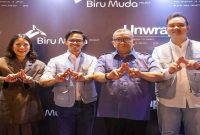 Wakil Menteri Ketenagakerjaan Afriansyah Noor saat menghadiri pelantikan Biru Muda Project di Jakarta, Sabtu (2/5/2026). (Foto Dok Ho/RadarBangsa.co.id)