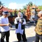  Bupati Banyuwangi, Ipuk Fiestiandani, saat mengunjungi Dusun Balian di Desa Patoman, Banyuwangi, yang dikenal sebagai kampung toleransi dan sentra ekonomi kreatif. Minggu, 10 Mei 2026 (Foto Dok Ho/RadarBangsa.co.id)