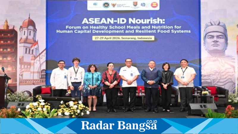 Peserta forum ASEAN-ID Nourish di Semarang membahas program makan bergizi, Senin (27/4/2026). (Foto Dok Ho/RadarBangsa.co.id)