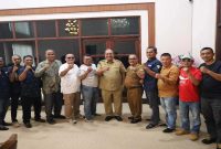 Bupati Asahan Taufik Zainal Abidin menerima audiensi pengurus Forwaka Kabupaten Asahan di ruang kerjanya, Senin, 25 Mei 2026. (Foto Dok Dikcy /RadarBangsa.co.id)
