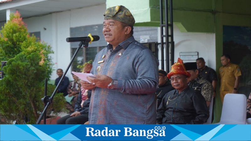 Upacara Hardiknas 2026 di SMPN 3 Kisaran dan penyerahan penghargaan, Senin (4/5/2026). (Foto Dok Ho/RadarBangsa.co.id)