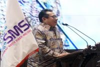Ketua Umum SMSI Firdaus menyampaikan pernyataan pada Hari Kebebasan Pers Sedunia di Jakarta, Minggu (3/5/2026). (Foto Dok Ho/RadarBangsa.co.id)