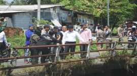 Kondisi Jembatan Tarik di perbatasan Sidoarjo–Mojokerto, Sabtu (2/5/2026). (Foto Dok Ho/RadarBangsa.co.id)