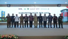 KPK RI bersama Pemkab Asahan menggelar Bimtek Kabupaten Percontohan Anti Korupsi di Aula Melati Kantor Bupati Asahan, Selasa (5/5/2026). (Foto Dok Ho/RadarBangsa.co.id)