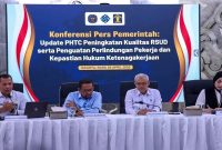 Pemerintah menyampaikan kebijakan ketenagakerjaan pro-pekerja di Jakarta. Rabu, 29 April 2026. (Foto Dok Ho/RadarBangsa.co.id)