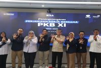 Menteri Ketenagakerjaan Yassierli menghadiri penandatanganan PKB XI PT Telkom Indonesia di Jakarta, Senin (18/5/2026). (Foto Dok Ho/RadarBangsa.co.id)