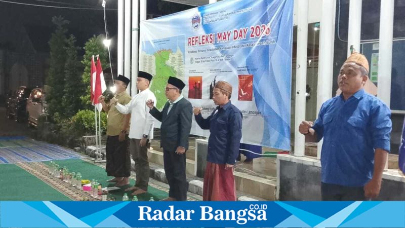 Malam peringatan Hari Buruh Internasional (May Day), DPC-Sarbumusi Lamongan menggelar nonton bareng film “Marsinah: Cry Justice” di Lamongan, Kamis, 30 April 2026. (Foto Dok Ho/RadarBangsa.co.id)