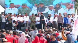 Bupati Pasuruan menghadiri pembacaan petisi buruh saat May Day di Taman Chandra Wilwatikta Pandaan, Jumat, 1 Mei 2026. (Foto Dok Ho/RadarBangsa.co.id)