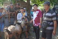 Wali Kota Blitar Syauqul Muhibbin memantau aktivitas jual beli hewan kurban di Pasar Hewan Dimoro. Minggu, 24 Mei 2026  (Foto Dok Ho/RadarBangsa.co.id)