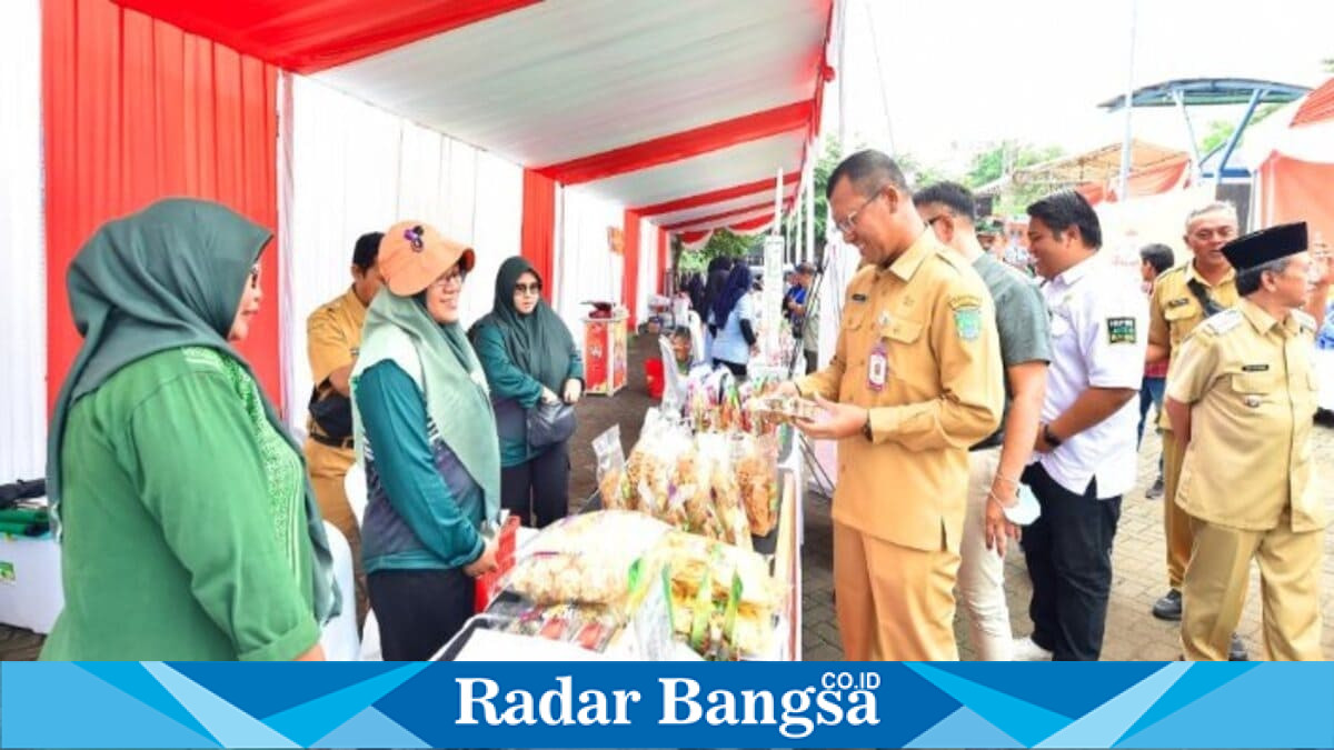 Warga memadati Pasar Murah di Terminal Wisata Pasrepan, Kabupaten Pasuruan, Senin, 25 Mei 2026. (Foto Dok Ho/RadarBangsa.co.id)