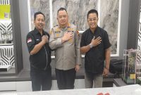 (tengah) Kapolrestabes Semarang Kombes Pol Heri Wahyudi menerima kunjungan Media Radar Bangsa Jateng-DIY di Ruang Kapolrestabes Semarang, Jumat (8/5/2026). (Foto Dok Ho/RadarBangsa.co.id)