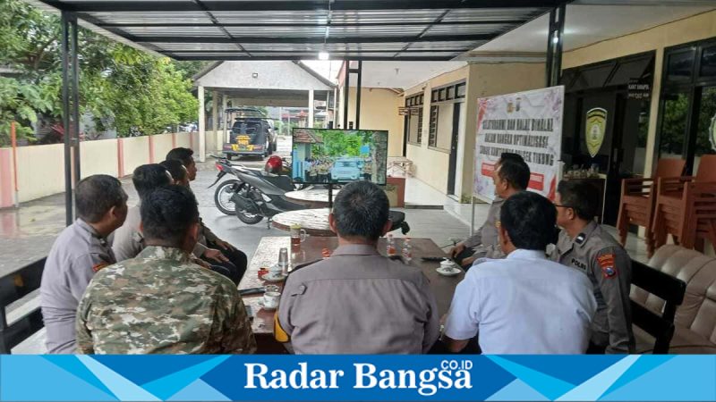 Kegiatan Panen Raya Jagung Serentak Kuartal II Tahun 2026 di Mapolsek Tikung, Sabtu, 16 Mei 2026. (Foto Dok Ho/RadarBangsa.co.id)