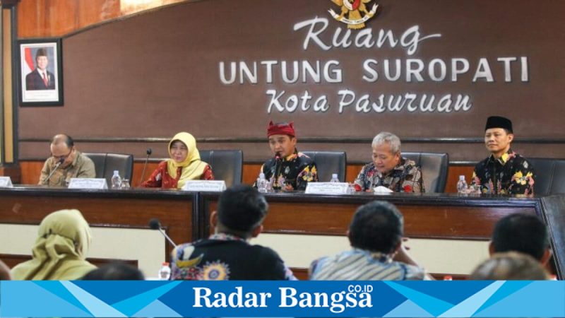 Pemkot Pasuruan dan Pemprov Jatim saat sosialisasi pembangunan Jalan Lingkar Utara, Kamis (07/05/2026). (Foto Dok Ho/RadarBangsa.co.id)