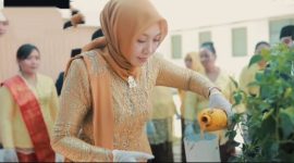 Penanaman cabai dengan media BIOPOT SENOPATI di RSUD Ruslan, Mataram, Senin (4/5/2026). (Foto Dok Ho/RadarBangsa.co.id)