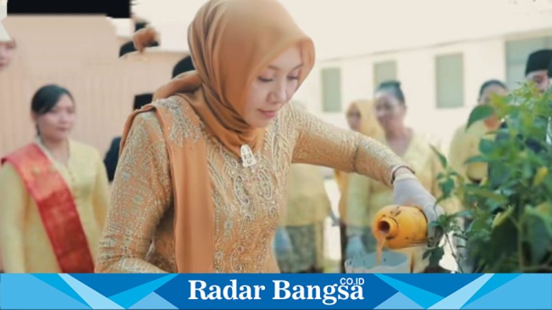 Penanaman cabai dengan media BIOPOT SENOPATI di RSUD Ruslan, Mataram, Senin (4/5/2026). (Foto Dok Ho/RadarBangsa.co.id)