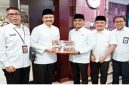 Bupati Bangkalan Lukman Hakim dan Wakil Bupati Moh. Fauzan Ja’far bertemu Mensos RI Saifullah Yusuf membahas percepatan Sekolah Rakyat, Rabu (6/5/2026). (Foto Dok Ho/RadarBangsa.co.id)
