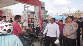 Forkopimda Pelalawan saat sidak di SPBU Dundangan, Minggu (3 Mei 2026). (Foto Dok Ho/RadarBangsa.co.id)