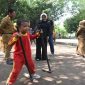 Wakil Bupati Sidoarjo Mimik Idayana meninjau aktivitas anak di Kampung Lali Gadget, Senin (4/5/2026). (Foto Dok Ho/RadarBangsa.co.id)