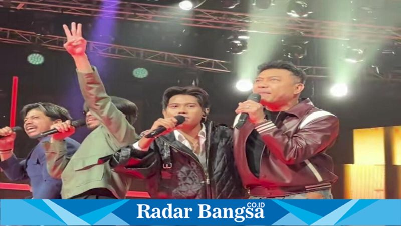 Valen DA7 tampil bersama The Oldest dalam program Band Academy di Studio 5 Indosiar, Rabu (6/5/2026). (Foto Dok Ho/RadarBangsa.co.id)