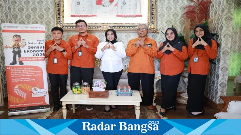 Wabup Mimik Idayana bersama BPS Sidoarjo membahas Sensus Ekonomi 2026, Rabu, 13 Mei 2026 (Foto Dok Ho/RadarBangsa.co.id)