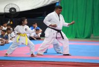 Wakil Bupati Sidoarjo Hj. Mimik Idayana membuka cabang olahraga karate Porkab Sidoarjo 2026 di GOR Delta Sidoarjo. Sabtu, 13 Juni 2026  (Foto Dok Ho/RadarBangsa.co.id)