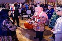 Gubernur Jawa Timur Khofifah Indar Parawansa membuka Mukernas GPdI 2026 di Hotel Shangri-La Surabaya pada Selasa, 16 Juni 2026. (Foto Dok Ho/RadarBangsa.co.id)
