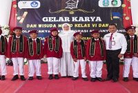 Prosesi kelulusan tiga siswa Sekolah Rakyat Banyuwangi di SRT 46 BPVP Muncar, Sabtu (20/6/2026). (Foto Dok Ho/RadarBangsa.co.id)