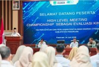 Wakil Bupati Pasuruan HM Shobih Asrori membuka Sosialisasi E-Transaksi Pemerintah Daerah di Auditorium Mpu Sindok, Rabu (24/6/2026). (Foto Dok Ho/RadarBangsa.co.id)