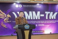 Bupati Lamongan Yuhronur Efendi menjadi keynote speaker pada kegiatan LKMM-TM BEM Universitas Muhammadiyah Lamongan, Jumat (19/6), membahas kepemimpinan antisipatif berbasis integritas untuk generasi emas. (Foto Dok Ho/RadarBangsa.co.id)