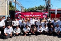 Sebanyak 100 kader Gerindra Kabupaten Pasuruan diberangkatkan mengikuti Pendidikan dan Pelatihan (Diklat) Kader Laskar Gerindra di Pujon, Malang, Jumat (26/6/2026). (Foto Dok Ho/RadarBangsa.co.id)