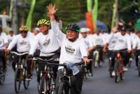 Wakil Bupati Pasuruan bersama jajaran Polres Pasuruan mengikuti Gowes Bareng Ulama dan Umaro dalam rangka Hari Bhayangkara ke-80, Jumat (26/6/2026). (Foto Dok Ho/RadarBangsa.co.id)