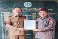 Penyerahan mandat Ketua DPD MATRA Lamongan kepada Drs. M. S. Heruwidi, M.M., di Lamongan, Senin 15 Juni 2026. (Foto Dok Ho/RadarBangsa.co.id)