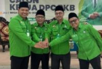 Pengumuman susunan KSB DPC PKB Sidoarjo periode 2026–2031 di Hotel Trans Icon Surabaya, Sabtu (21/6/2026). (Foto Dok Ho/RadarBangsa.co.id)