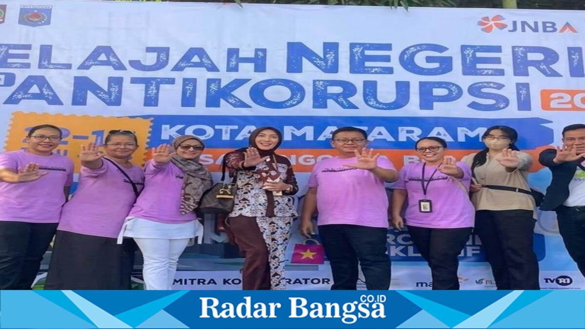 Booth layanan kesehatan RSUD H. Moh. Ruslan melayani masyarakat dalam JNBA 2026 di Taman Sangkareang, Kota Mataram. Sabtu, 13 Juni 2026 (Foto Dok Ho/RadarBangsa.co.id)