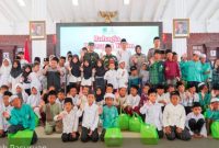 Wakil Bupati Pasuruan Shobih Asrori menghadiri Gebyar 10 Muharram dan penyerahan santunan kepada 100 anak yatim di Pendopo Nyawiji Ngesti Wenganing Gusti, Kamis (25/6/2026). (Foto Dok Ho/RadarBangsa.co.id)