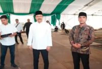 Bupati Bangkalan bersama Gus Ipul dan jajaran terkait membahas persiapan penutupan Munas Alim Ulama dan Konferensi Besar NU 2026 di Bangkalan. (Foto Dok Ho/RadarBangsa.co.id)